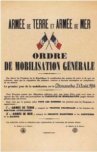 Ordre de Mobilisation 1914